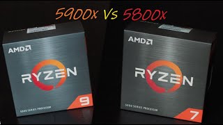 AMD 5900x vs 5800x Which is better [upl. by Ozen455]