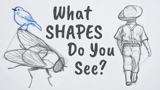 How to Draw ANYTHING Using Simple Shapes [upl. by Odetta312]