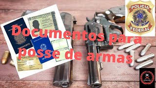 Documentos para Posse de armas [upl. by Romola]