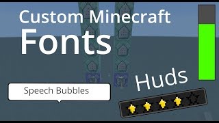 Custom Fonts in Minecraft  Everything you need to know [upl. by Aicilana]