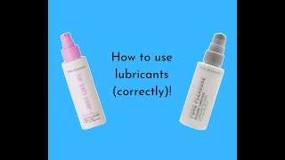 HOW TO USE LUBRICANTS CORRECTLY  PURE ROMANCE [upl. by Notgnihsaw]