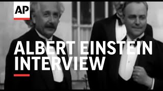 ALBERT EINSTEIN INTERVIEW  SOUND [upl. by Noelani176]