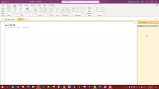 How to Create a Journal in Microsoft Onenote [upl. by Veator]