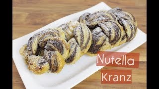 Nutella KranzBlätterteigNutellaKranzweltbestes Rezept [upl. by Dud]