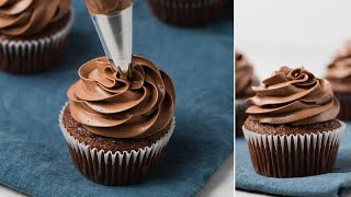 Perfect Chocolate Swiss Meringue Buttercream [upl. by Alyek229]