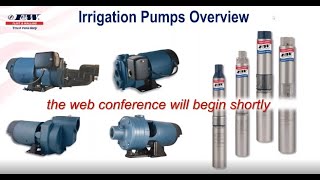 Irrigation Pumps Overview [upl. by Aniahs]