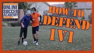 1v1 Defending  Learn Basic amp Advanced Techniques  Online Soccer Academy [upl. by Christopher]