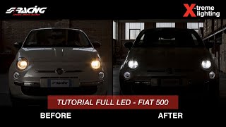 ENG Fiat 500 Full Led Conversion Kit  Simoni Racing [upl. by Monafo]