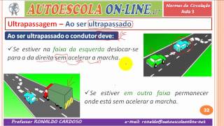 20 NORMAS DE CIRCULAÇÃO  Mudança de Direção Ultrapassagem Prioridade [upl. by Ladnor]