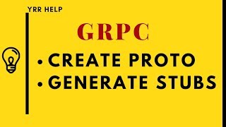 How to create GRPC Proto files and Generate Java Stubs [upl. by Hairahcez]