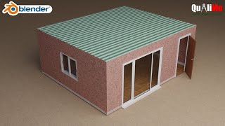 How To Model A Simple 3D House In Blender 280 Using Archimesh [upl. by Enetsuj]