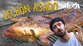 Lechon Asado a la Parrilla  Receta de Locos X el Asado [upl. by Zebulon990]