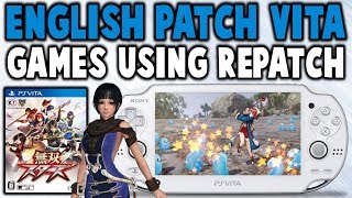 Patch PS Vita Games Into English Using RePatch [upl. by Navert]