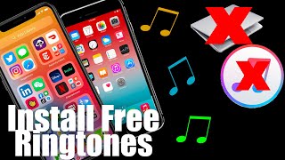 How To Install Free Ringtones For iPhone 11 12 8 iPhone SE No Computer or Jailbreak [upl. by Ylicec]