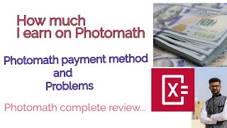 How much I earn on photomath  photomath complete review photomath expert earn money online [upl. by Nalat434]