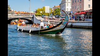 Moliceiro Boat Ride in Aveiro Portugal [upl. by Edmond]