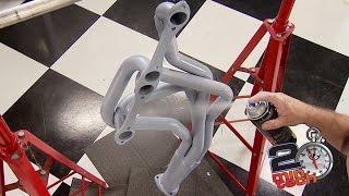 How To Coat Headers With High Temperature Paint [upl. by Laurinda]