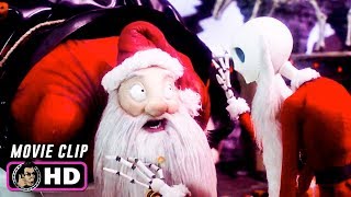 THE NIGHTMARE BEFORE CHRISTMAS Clip  Meeting Santa 1993 Disney [upl. by Ahseinar]