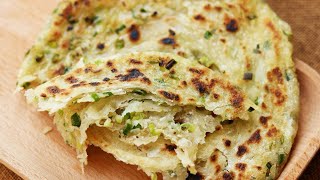 ExtraFlaky Chinese Scallion Pancakes Recipe 葱油饼 [upl. by Nikoletta502]