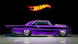 66 Chevy Nova Drag Hot Wheels Custom [upl. by Yeruoc544]