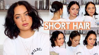 HOW I STYLE MY SHORT HAIR VERY EASY [upl. by Gearhart]