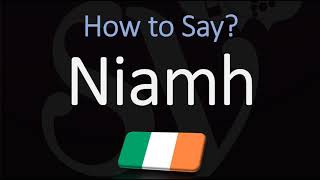 How to Pronounce Niamh CORRECTLY Irish Names Pronunciation [upl. by Ahar]