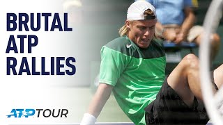 Brutal Tennis Rallies  THE BEST OF  ATP [upl. by Aundrea]