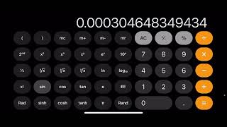 Inverse tan on iPhone calculator [upl. by Notrab934]