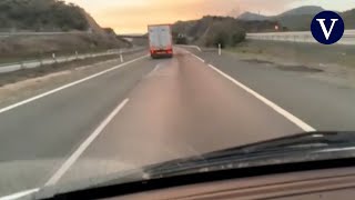 Graban el accidente de un camión en directo [upl. by September]