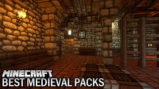 TOP 5 Best Medieval Texture Packs for Minecraft [upl. by Howlyn646]