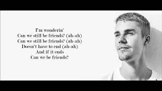 Justin Bieber  Friends Lyrics [upl. by Nitsua]