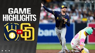 Brewers vs Padres Game Highlights 62124  MLB Highlights [upl. by Waterman185]