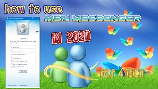 How To Use MSN Messenger in 2020 [upl. by Eelynnhoj]