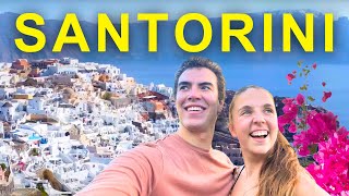 10 Things To Do in SANTORINI GREECE full tour [upl. by Diahann907]