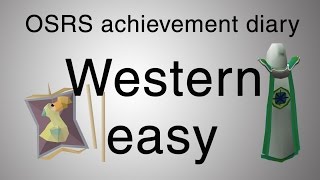 OSRS Western provinces easy diary guide [upl. by Sirac]