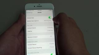 iPhone 7 How to Switch Mobile Data to 4G  3G [upl. by Beckett]