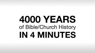 4000 Years of BibleChurch History in 4 Minutes Timeline [upl. by Kaitlyn595]