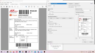 Windows Installation Print Label Driver Waybill Thermal Printer Shopee Lazada POS9210 POS9200 [upl. by Eveleen]