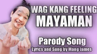 FEELING MAYAMAN  HUWAG KANG FEELING MAYAMAN  REQUEST MO PARODY KO No7 Parody Song by Mang James [upl. by Nawyt]