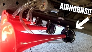 DIY Airhorn Install [upl. by Gilliam369]