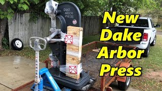 Taking Delivery of New 15 Ton Arbor Press [upl. by Nagirrek]