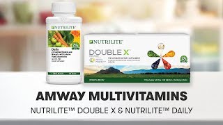 Amway Multivitamins Nutrilite Double X amp Nutrilite Daily  Amway [upl. by Thurstan]