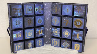 Advent Calendar Book  Tutorial [upl. by Enilecram]