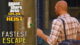 Cayo Perico Heist  FAST amp SECRET Escape Method  GTA 5 Online [upl. by Undis]