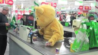 Children in Need Asda Morley A day in the life of Pudsey Bear [upl. by Dexter]