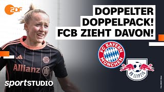 FC Bayern München – RB Leipzig  FrauenBundesliga 16 Spieltag Saison 202324  sportstudio [upl. by Nilhtac]