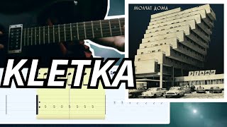 How To Play Molchat Doma  Kletka With Tabs Below [upl. by Moitoso]