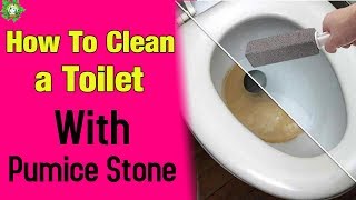 How To Clean a Toilet With Pumice Stone [upl. by Fellner115]