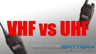 VHF vs UHF  Whats the difference [upl. by Yelraf]