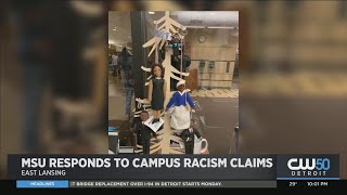 CW50 Gets MSU President To Respond To Campus Racism Claims [upl. by Aerahs200]